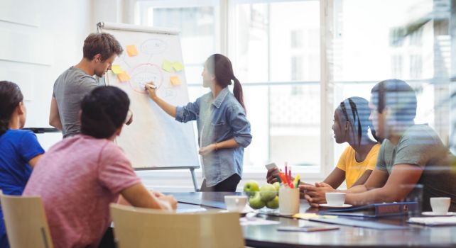 Schulung mit Teilnehmenden 