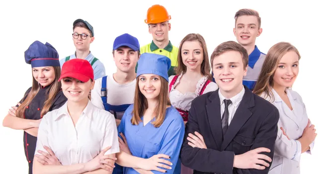 Bild von jungen Berufslernenden