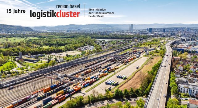 Güterbahnhof Weil aus der Vogelperspektive