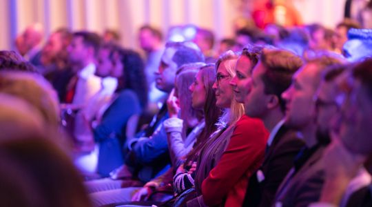 Publikumsreihe an einer Veranstaltung für junge Führungskräfte