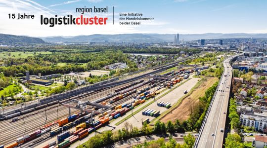 Güterbahnhof Weil aus der Vogelperspektive