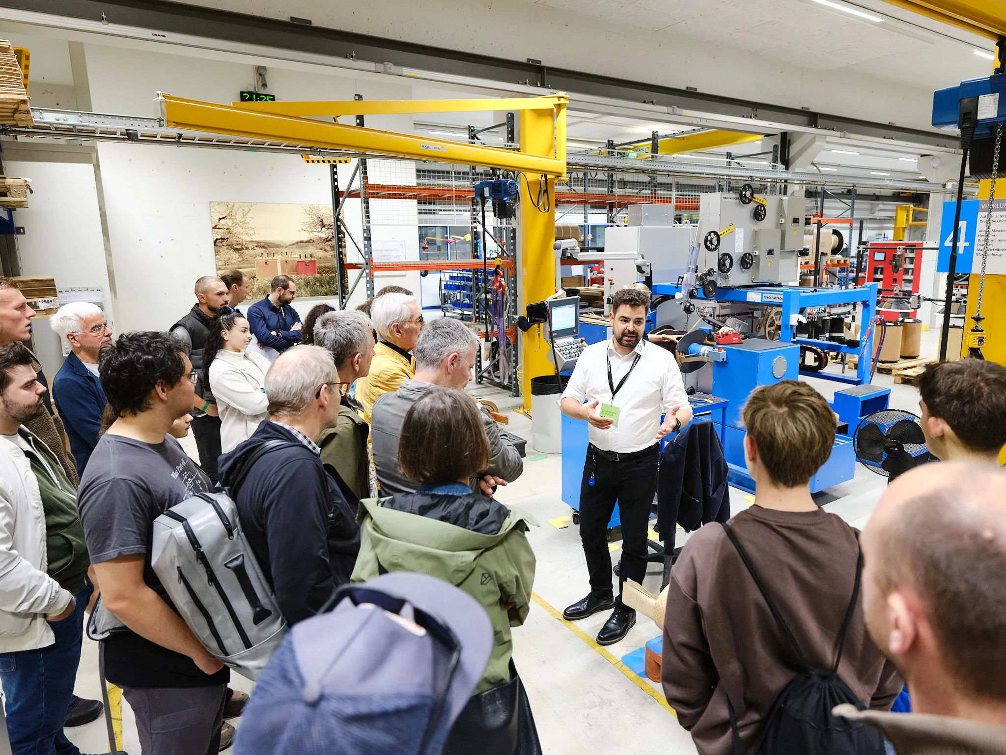 Betriebsführung bei der Firma Rauscher & Stoecklin AG, Sissach