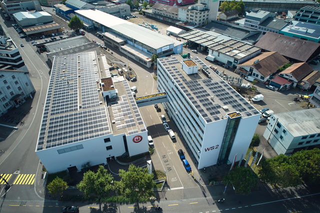 Solaranlage auf Dach