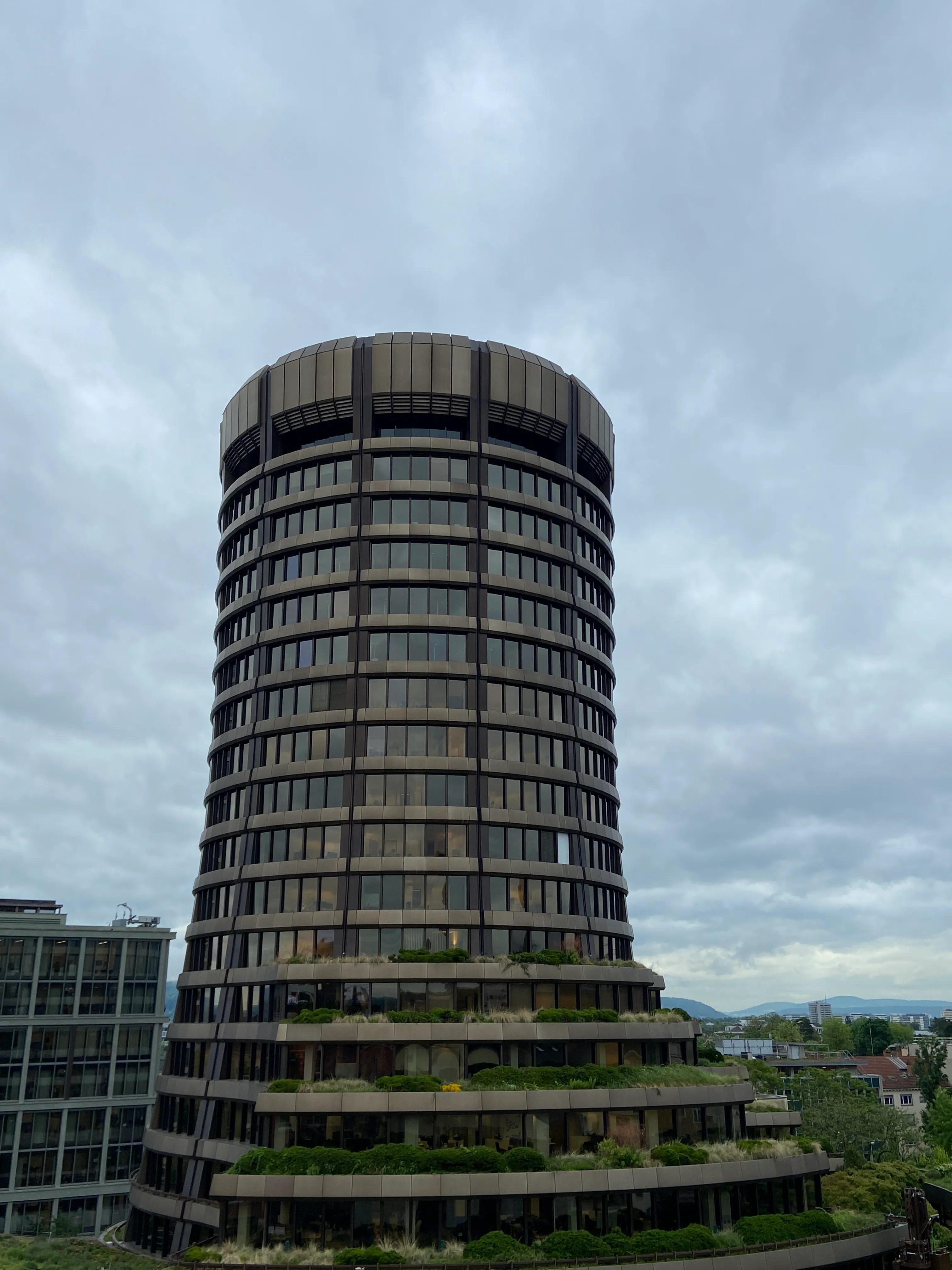 Das Gebäude der Bank für Internationalen Zahlungsausgleich