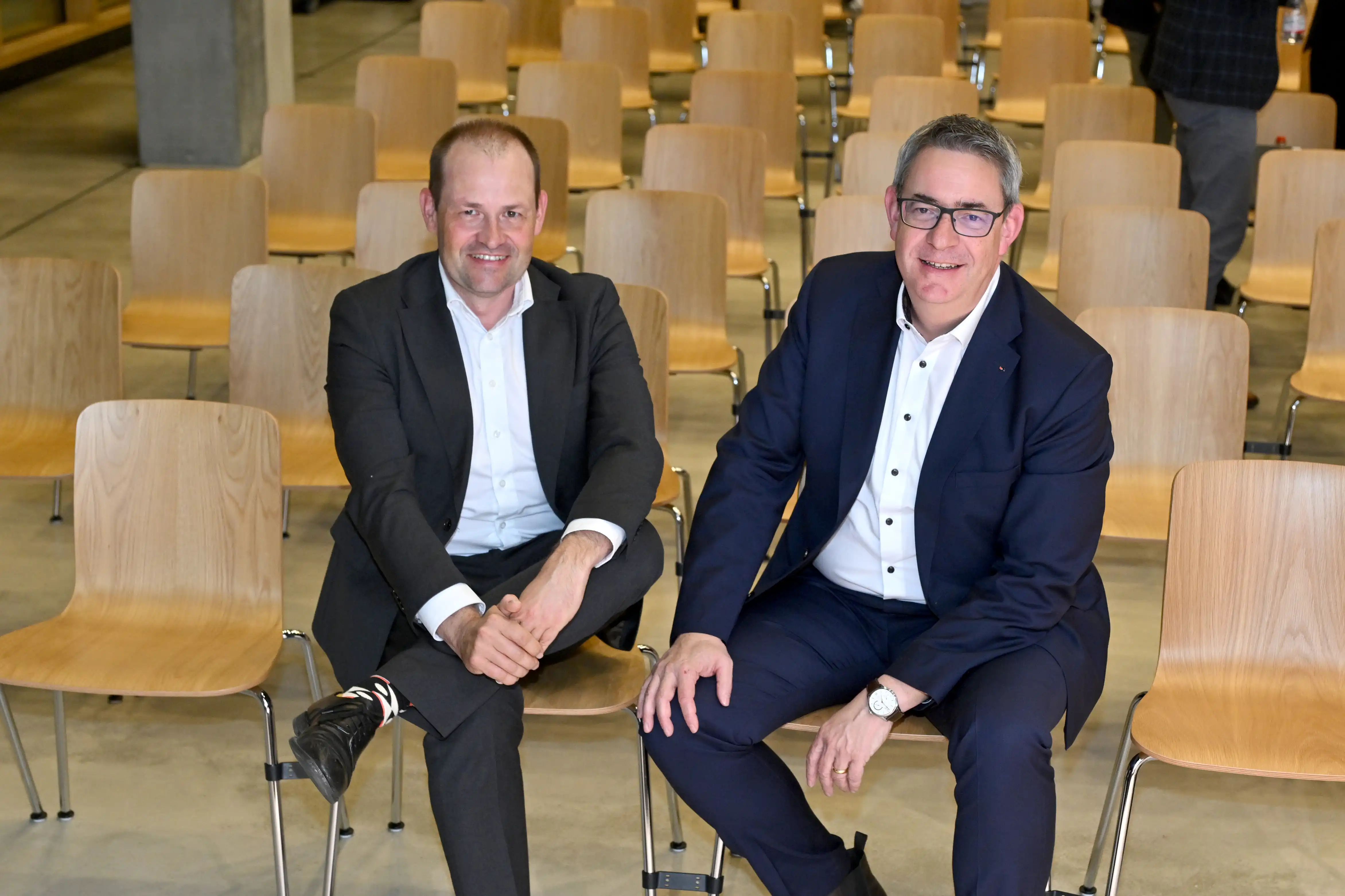 Das Bild zeigt Christof Klöpper und Martin Dätwyler