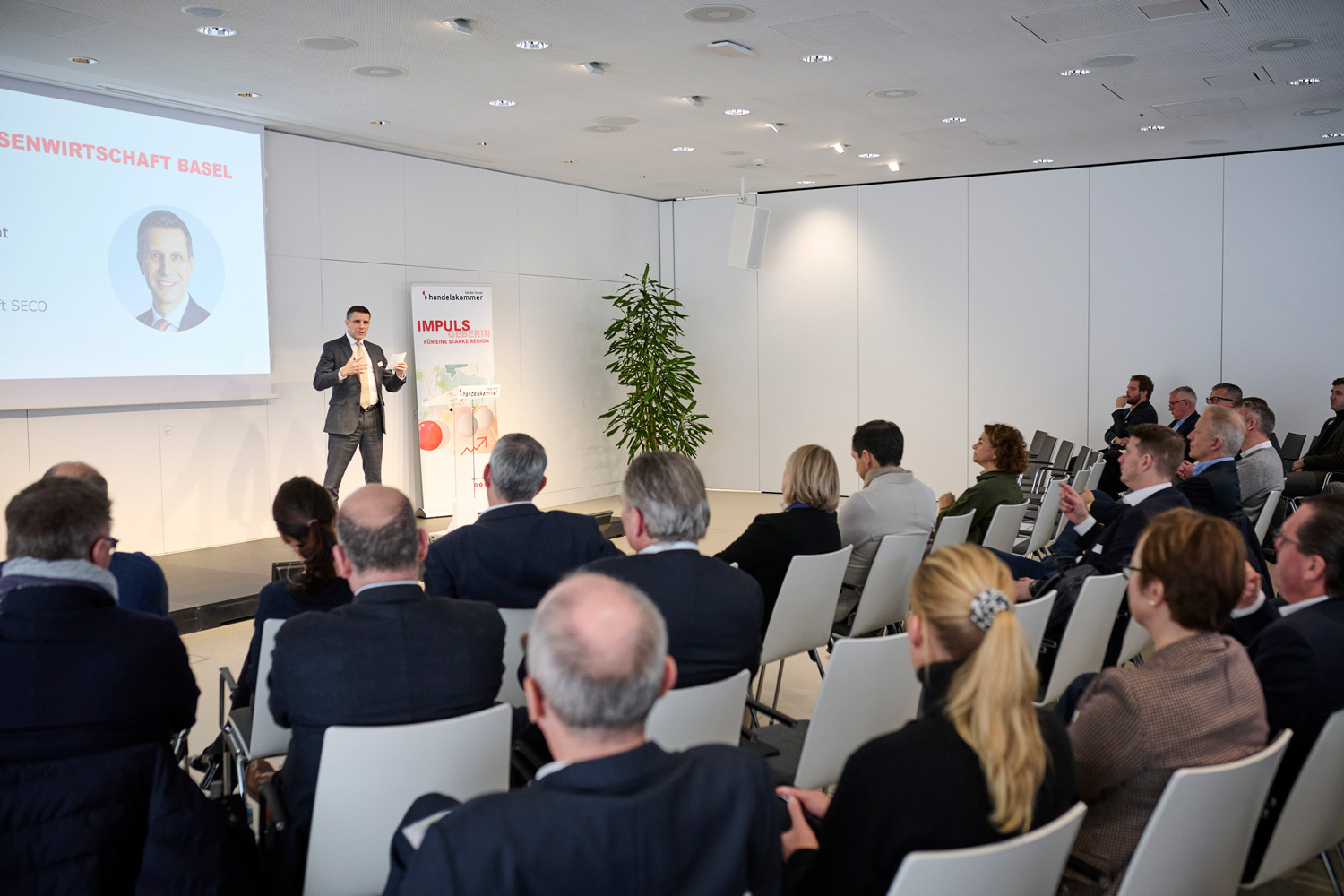 Ivo Germann am Fachkongress Radar Aussenwirtschaft der Handelskammer beider Basel