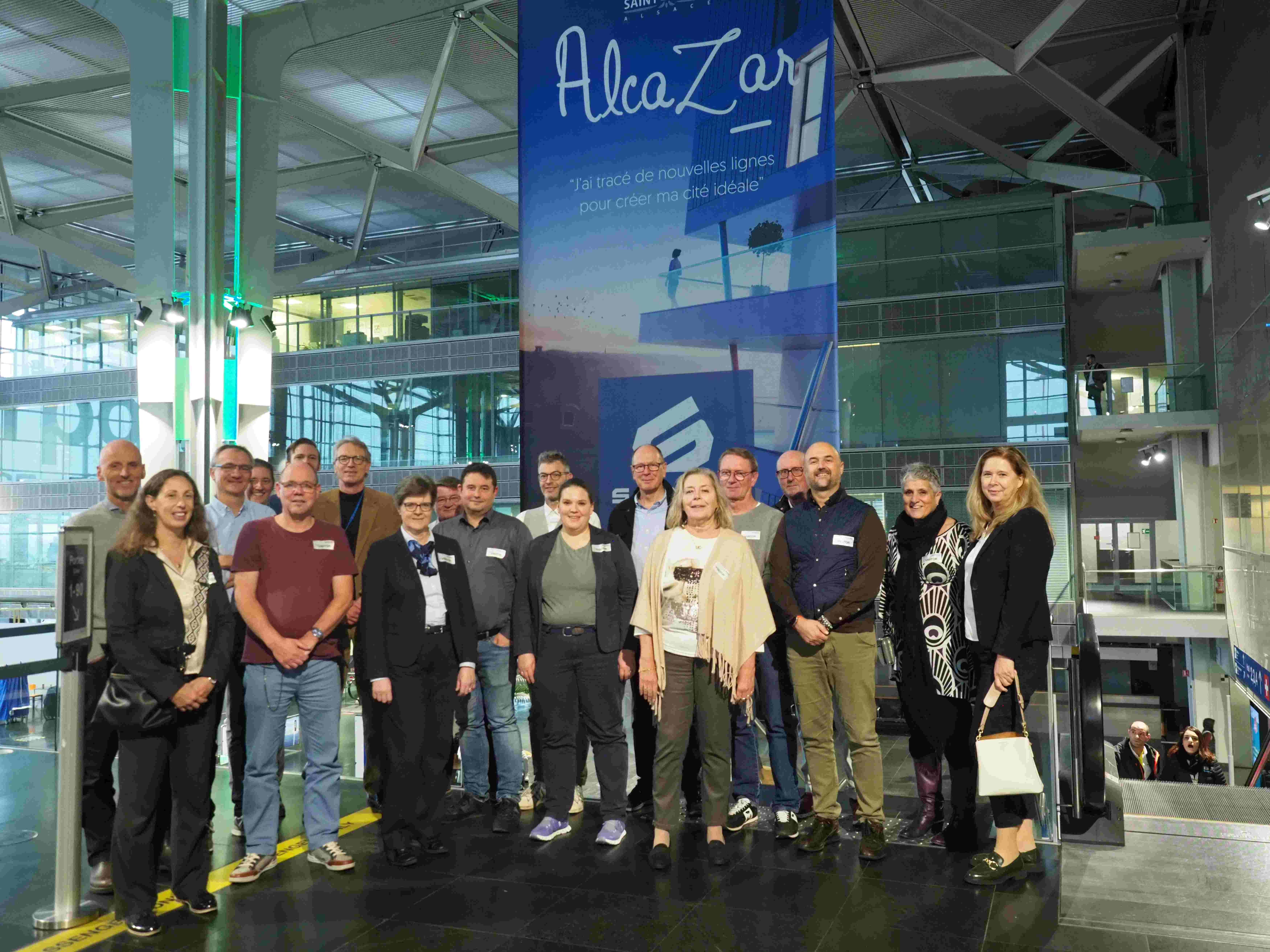 Spielleitende, Hosts und Gastgebende an unserem Dankesevent im EuroAirport. 